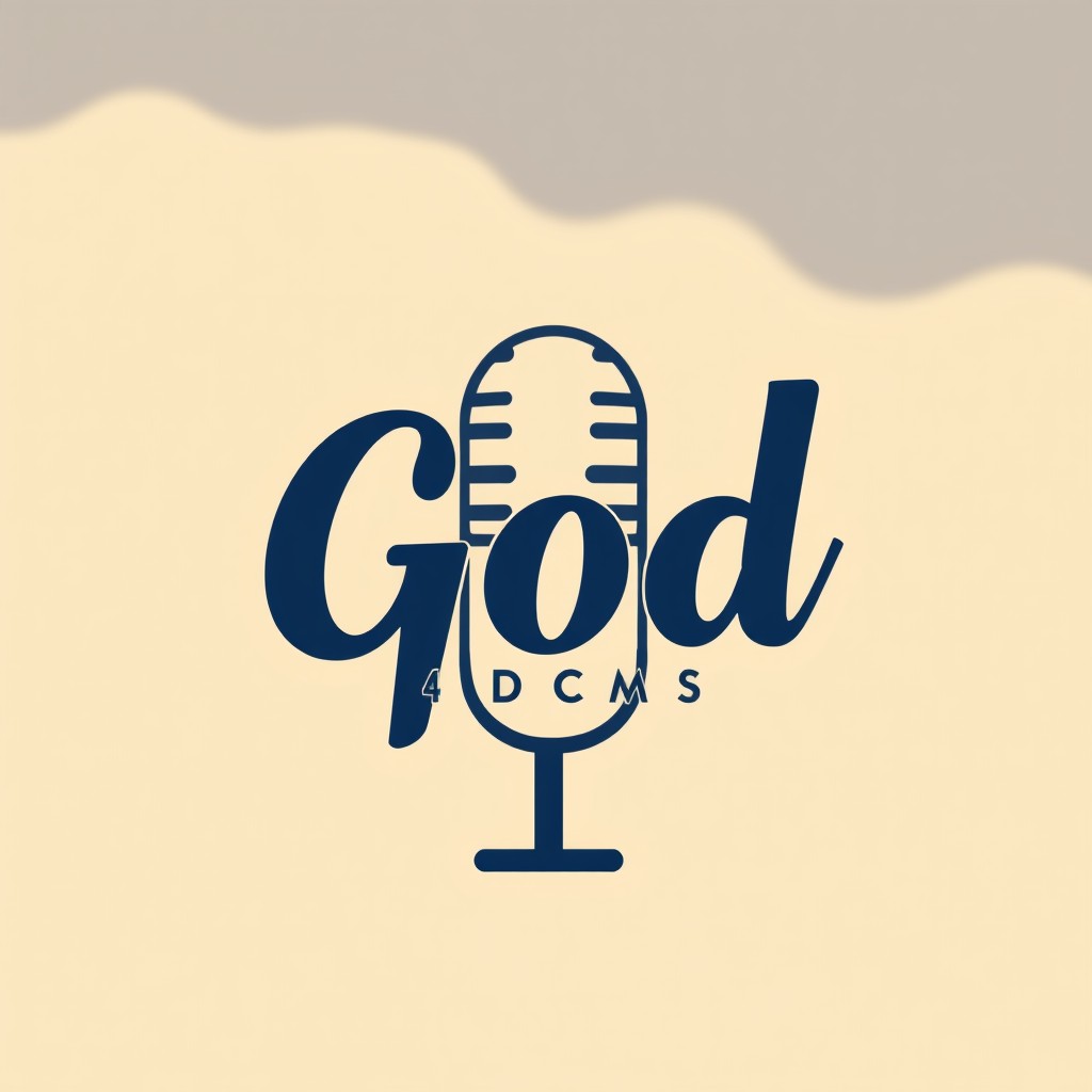 Please create a logo that's genuine and brings attention to my podcast. My podcast will speak about how to get closer to God, but this needs to be something friendly and approachable, cool for millenials or gen z  please do not add random letters