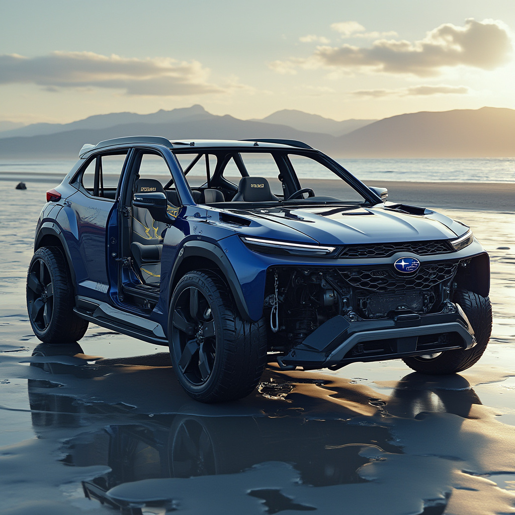 All new 2024 Subaru frame SUV with original handsome Subaru design
