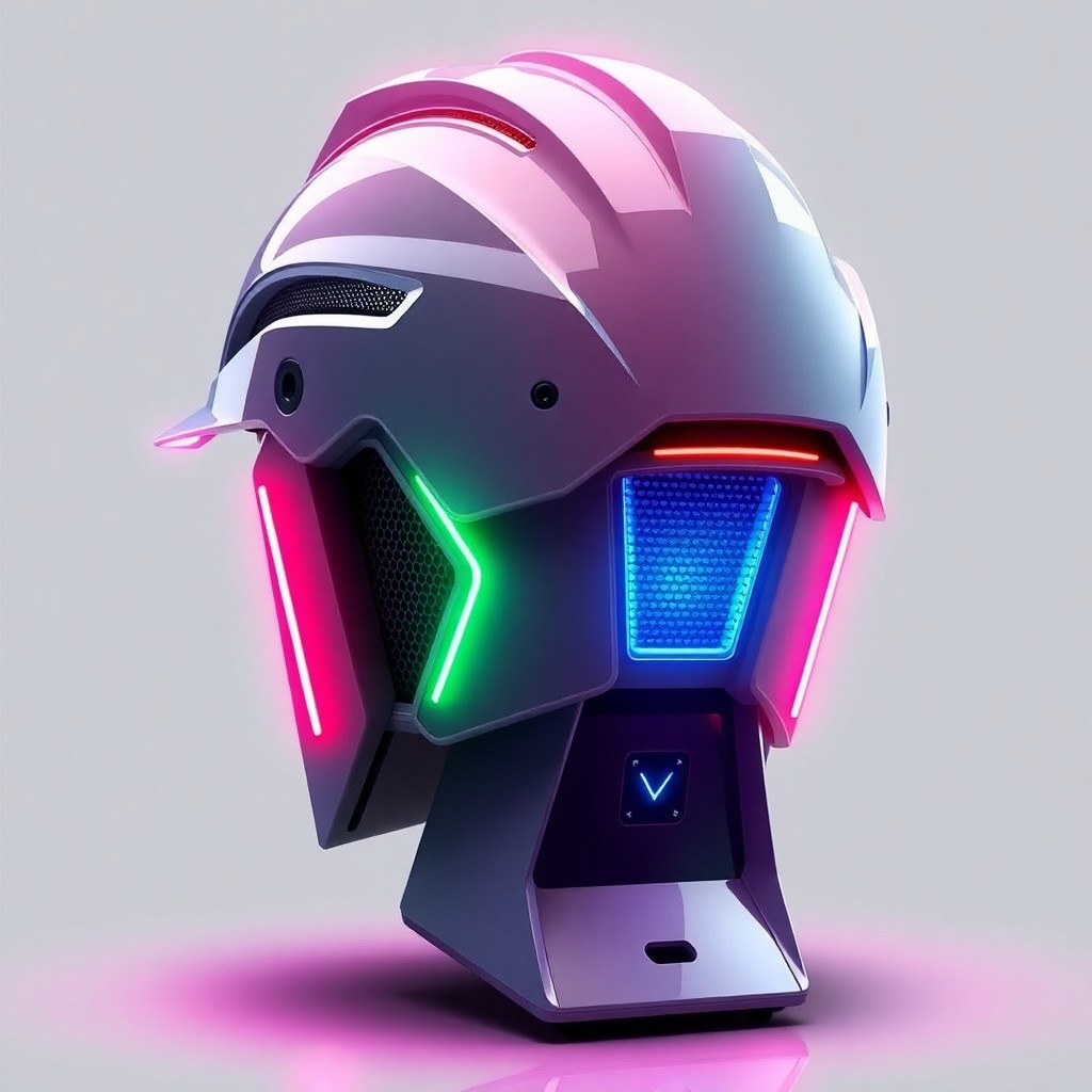Futuristic Industrial Hard Hat Design Concept
Overview
The futuristic industrial hard hat combines advanced technology with safety and style. It features aerodynamic lines, angular shapes, and customizable neon lighting, making it not only functional but also visually striking.
Design Features
1. Aesthetic Structure
Aerodynamic Lines & Angular Shapes:
The hard hat is designed with sharp, geometric contours that enhance the aggressive and modern look.
The helmet tapers at the sides for improved aerodynamics, reducing wind resistance during use.
2. Materials
Lightweight and Durable:
Constructed using high-performance plastic or composite materials.
Enables maximum protection without compromising comfort or adding unnecessary weight.
3. LED Lighting Integration
Dynamic LED Strips:
Strategically placed on edges, around ventilation holes, and at the rear.
The glow is customizable and can be adjusted based on preferences or work environment.
Color Options:
Red: Indicates hazardous areas or alerts.
Green: Represents normal operating conditions.
Additional colors can be programmed for personal identification or teamwork alignment.
4. Ventilation System
Functional & Aesthetically Pleasing:
The ventilation system involves mesh or lattice designs, allowing airflow while showcasing illumination.
This enhances not only comfort but the futuristic appeal with lights illuminating through the lattice structure.
5. Interactive Elements
Built-in Display/Projector:
Displays essential information, such as battery levels, security status, and environmental alerts.
Touch Control Buttons:
Located on the side for easy access; enabling users to control lighting, adjust the display settings, or activate functions without removing the helmet.
Additional Specifications
Comfort Fit:
An adjustable inner harness that allows for a secure and comfortable fit is essential.
Battery Life:
Equipped with a rechargeable battery providing several hours of illumination and display function.
Rechargeable via USB-C:
Facilitating easy charging options, enhancing practicality on job sites.
Conclusion
This innovative hard hat integrates advanced technology and safety features while maintaining a stylish and modern design. It meets the needs of industry professionals by combining practicality with cutting-edge aesthetics. The coexistence of safety, comfort, and vibrant lighting can transform the user experience in industrial environments.
