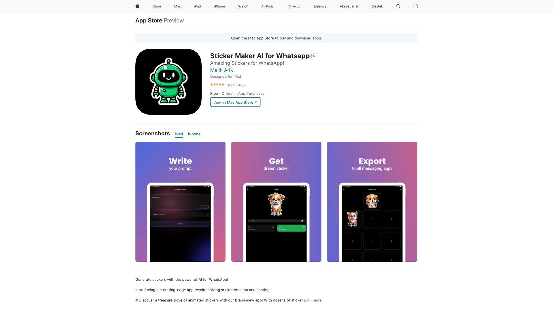 Sticker Maker AI for Whatsapp